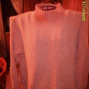 Women's Mock Turtleneck Shaker Sweater - Size XL (16-18)